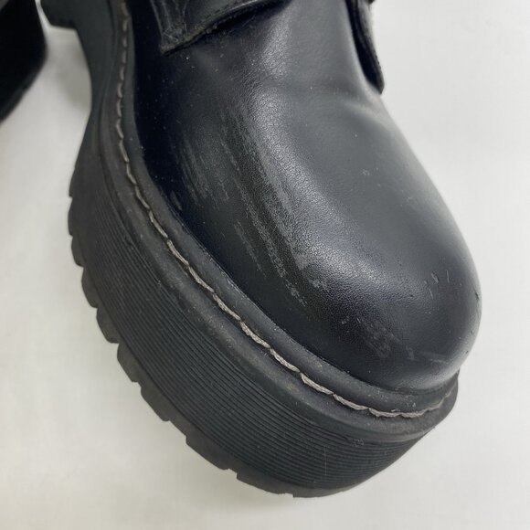 Steve Madden Basille Lace Up Platform Lug Sole Boot Women 11 Combat 90s Grunge - Picture 9 of 16